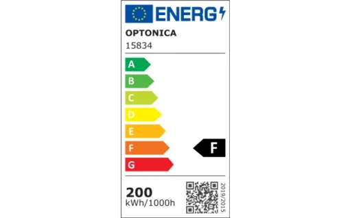 LED SMD ПРОЖЕКТОР ЧЕРЕН 200W 90lm/W AC180-265V 120° IP65 4000K – 30cm КАБЕЛ - Image 2