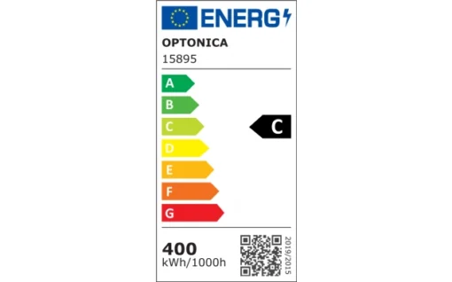 LED SMD ПРОЖЕКТОР ЧЕРЕН 400W 140lm/W AC180-265V 90° IP65 6000K – 100cm КАБЕЛ - Image 2