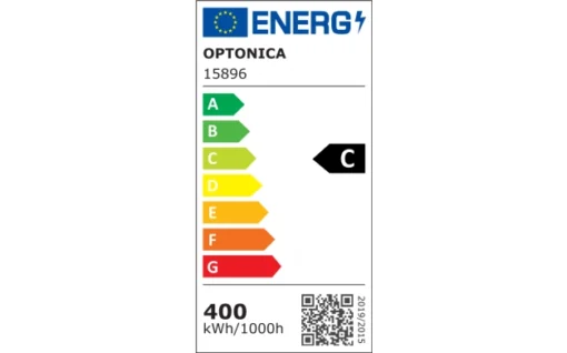 LED SMD ПРОЖЕКТОР ЧЕРЕН 400W 140lm/W AC180-265V 90° IP65 4000K – 100cm КАБЕЛ - Image 2