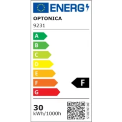 LED УЛИЧНА ЛАМПА 30W SANAN-CHIP 180-265V 100LM/W IP65 75×130° 6000K ЧЕРНО ТЯЛО OP-9231