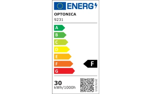 LED УЛИЧНА ЛАМПА 30W SANAN-CHIP 180-265V 100LM/W IP65 75×130° 6000K ЧЕРНО ТЯЛО - Image 2