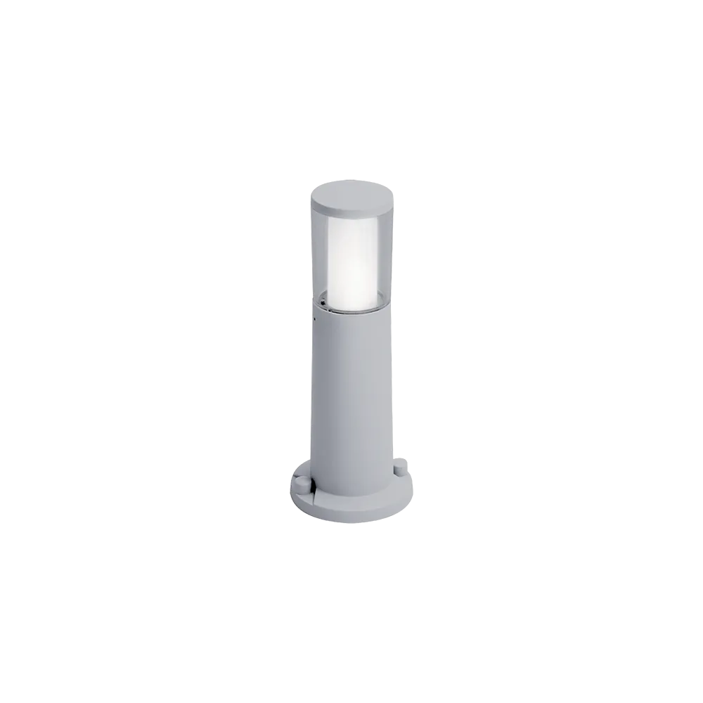 CARLO LED ГРАДИНСКИ СТЪЛБ 6W CCT IP55 400MM СИВ