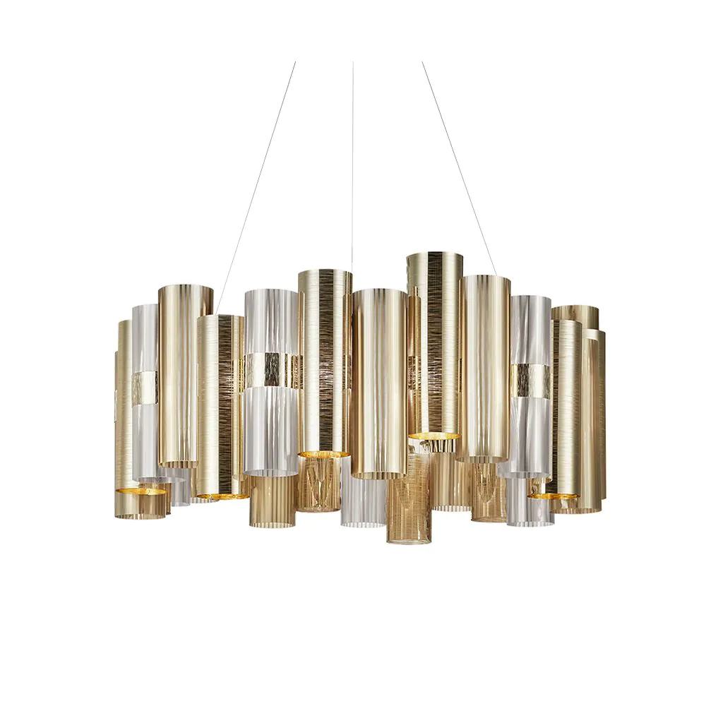 SLAMP ПЕНДЕЛ LA LOLLO L 80W LED 2700K ЗЛАТО