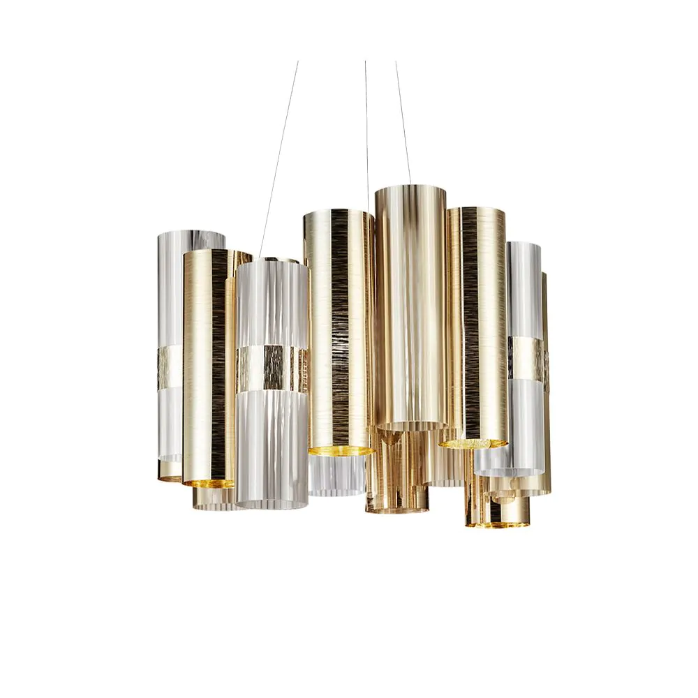 SLAMP ПЕНДЕЛ LA LOLLO M 40W LED 2700K ЗЛАТО