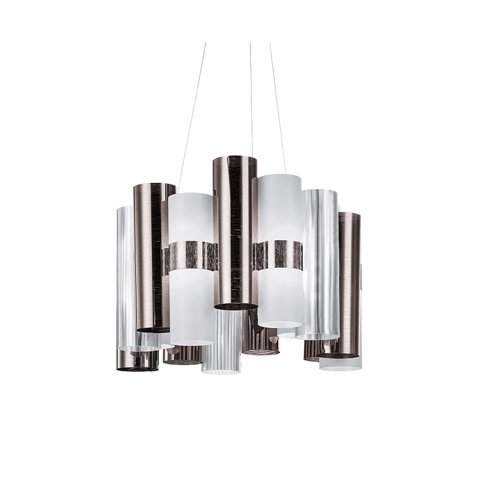 SLAMP ПЕНДЕЛ LA LOLLO M 40W LED 2700K БЯЛ/ХРОМ