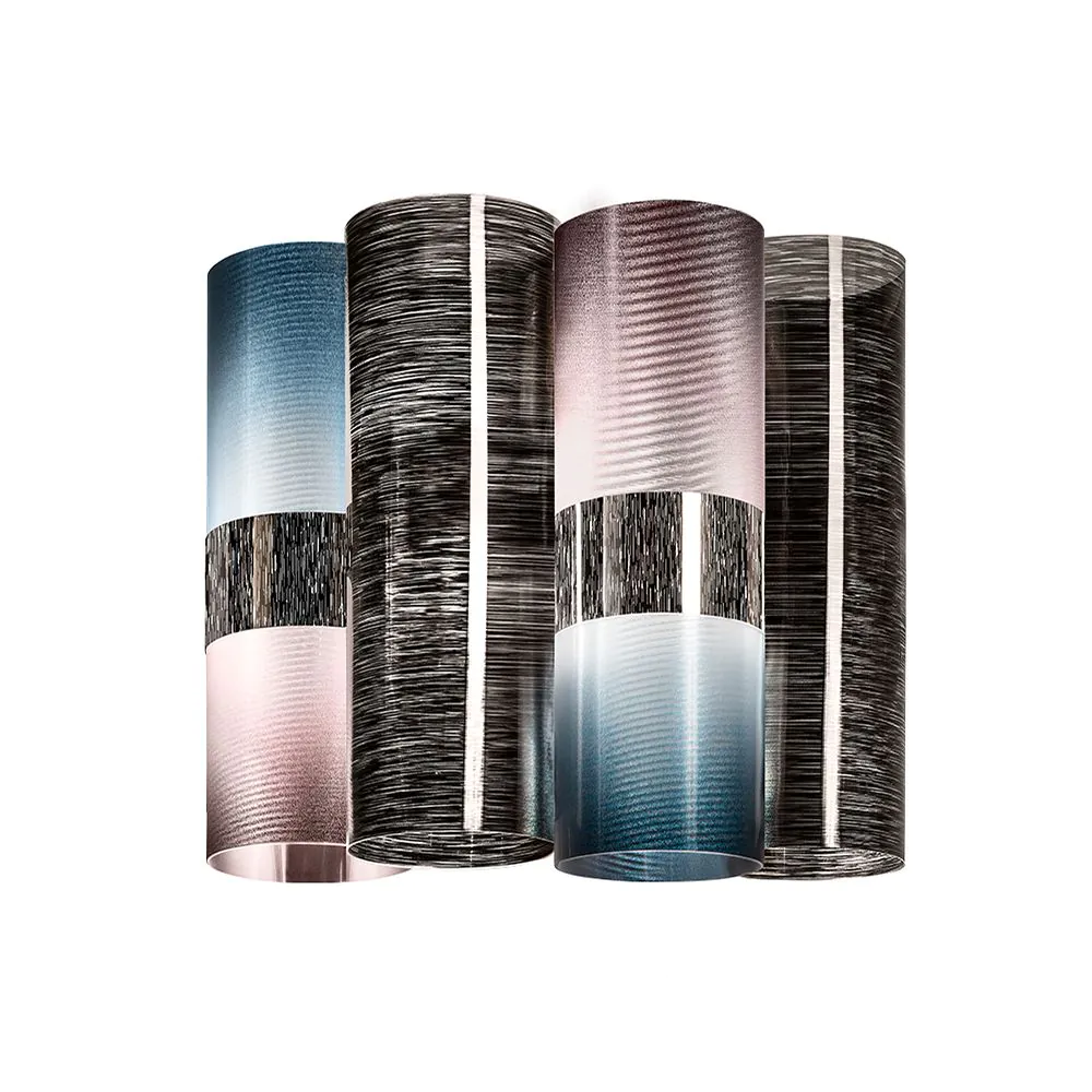 SLAMP АПЛИК LA LOLLO M 2X6W E14 СИН/ЧЕРВЕН/ПРОЗР.