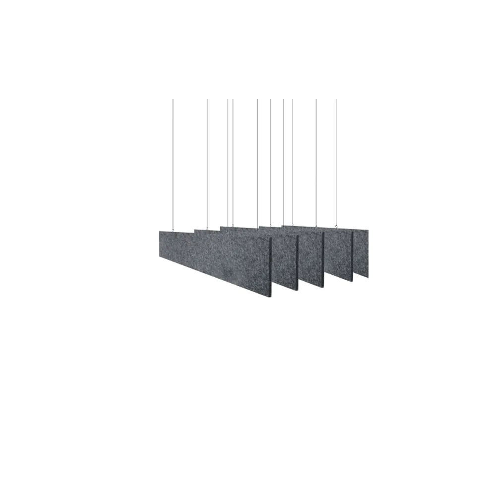 АКУСТИЧНО ПАНО 2400X200X9MM БЯЛО