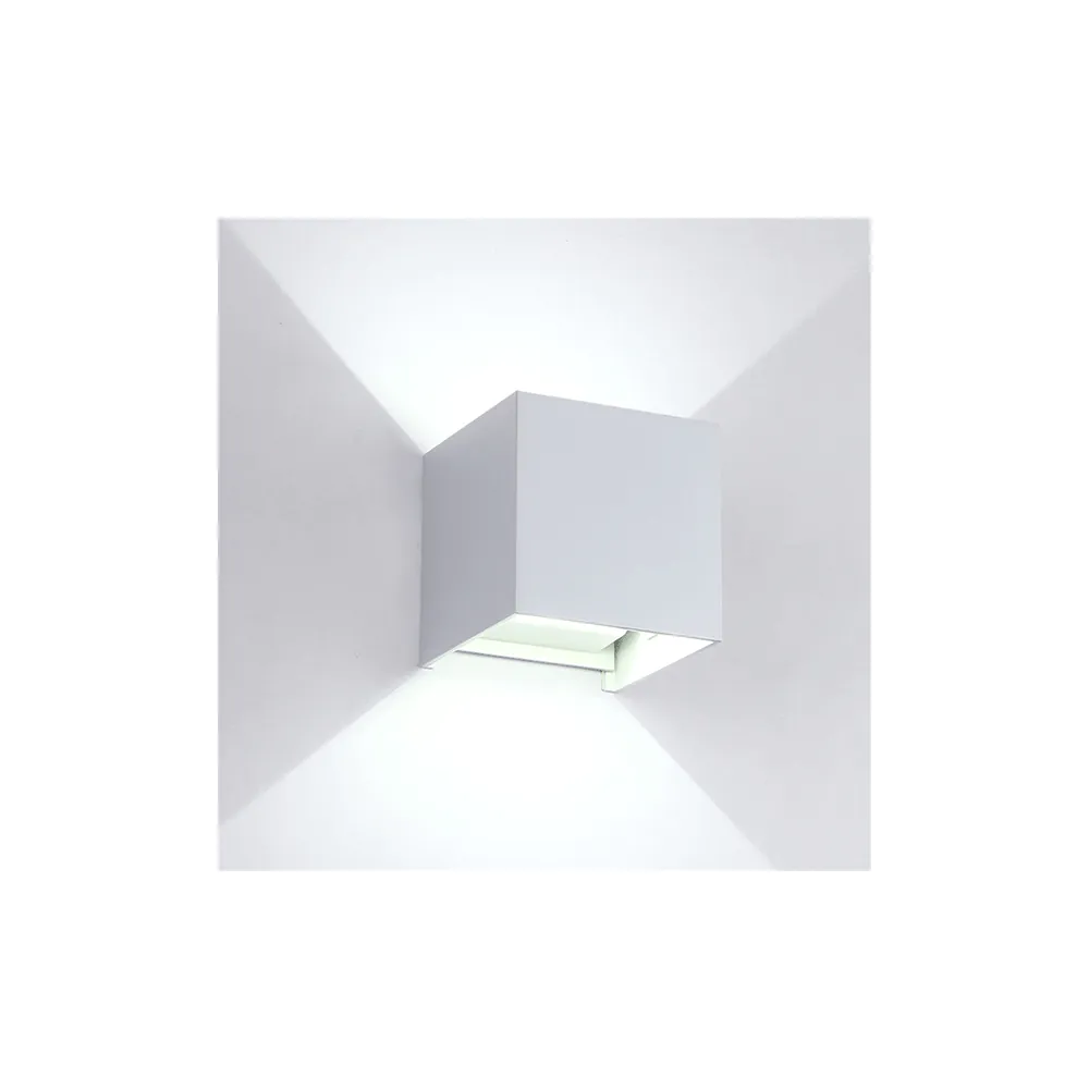969 LED АПЛИК КВАДРАТ 2X5W 4000K IP54 БЯЛ