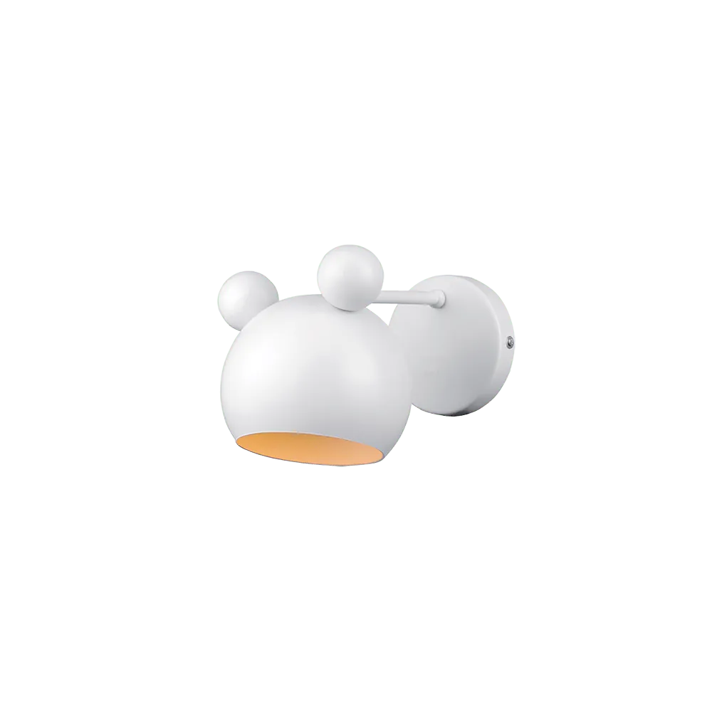 MICKEY АПЛИК 1XE27 БЯЛ