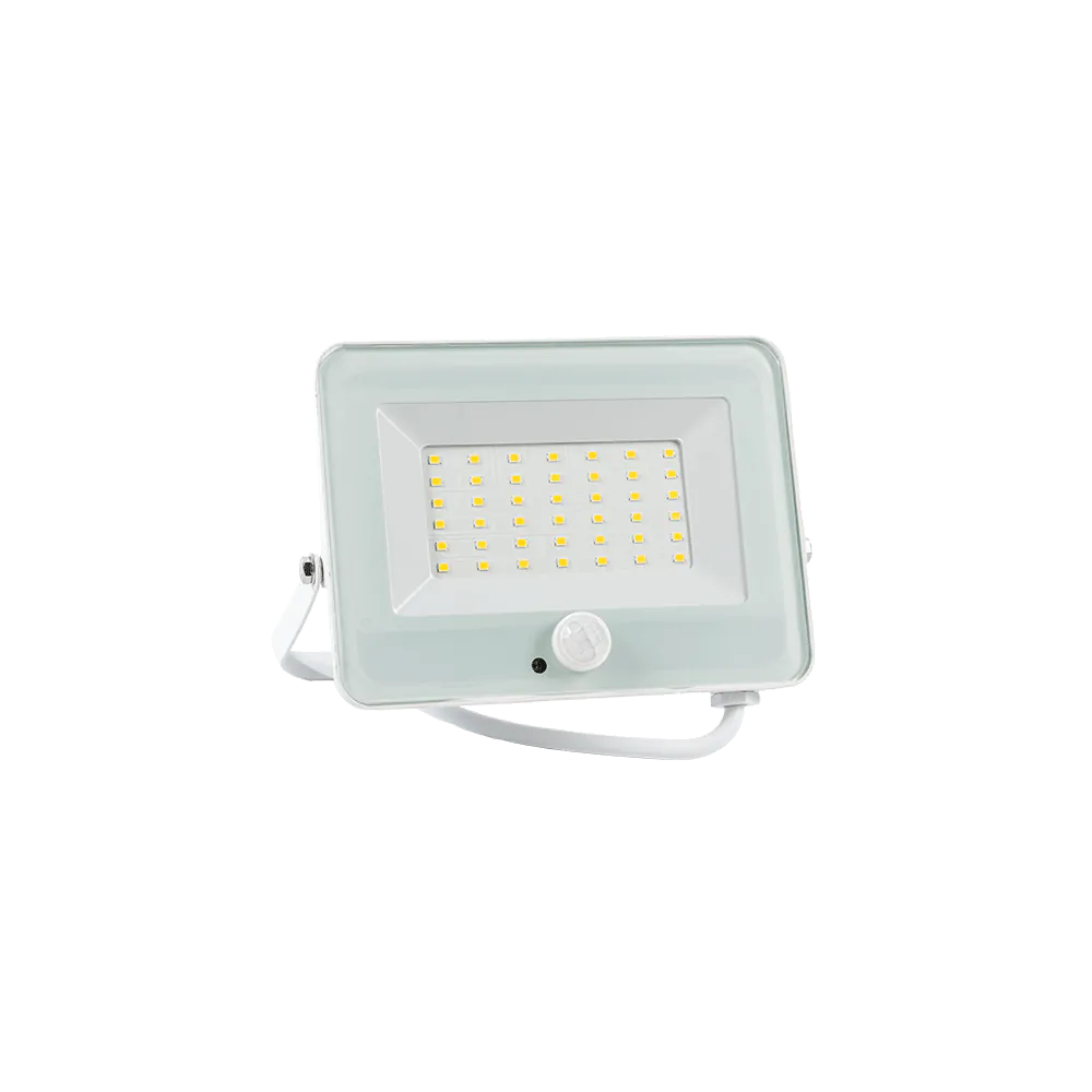 VEGA 30W LED ПРОЖЕКТОР СЪС СЕНЗОР 3000К БЯЛ