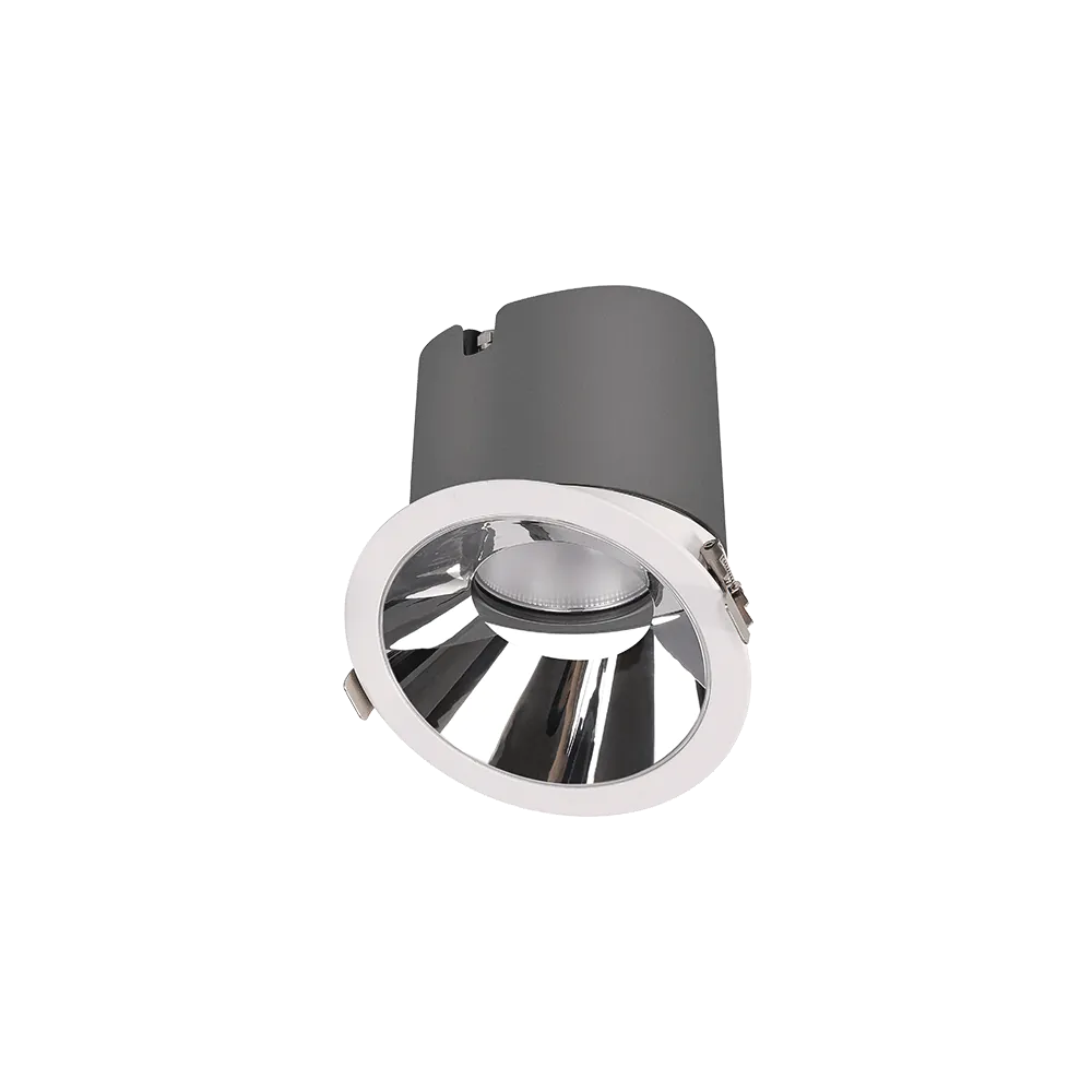 EL-6453 LED ЛУНА ВМ 12W 3000K 38° С РЕШЕТКА БЯЛА