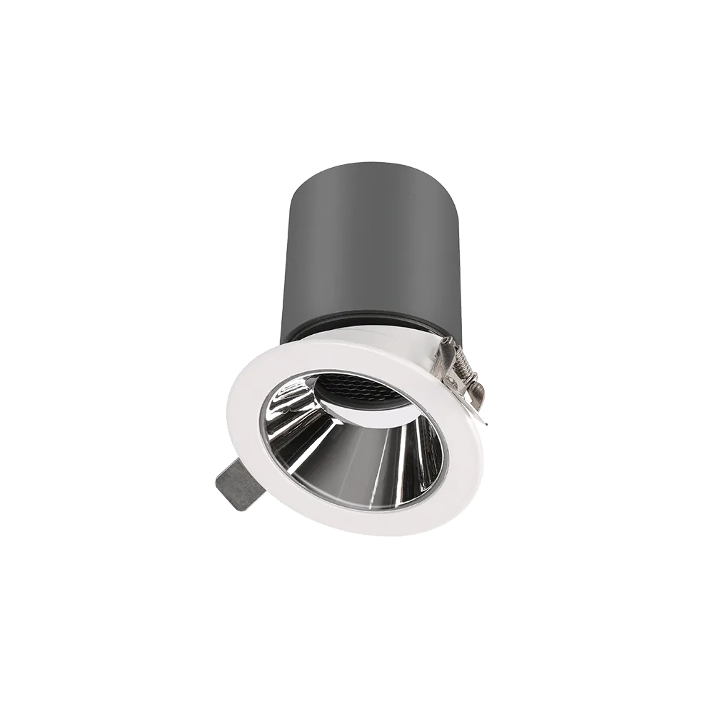 EL-6453 LED ЛУНА ВМ 12W 4000K 38° С РЕШЕТКА БЯЛА