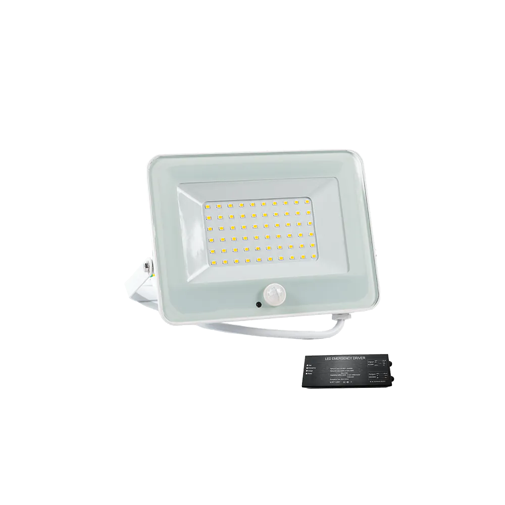 VEGA 50W LED ПРОЖЕКТОР СЪС СЕНЗОР 3000К БЯЛ+AB